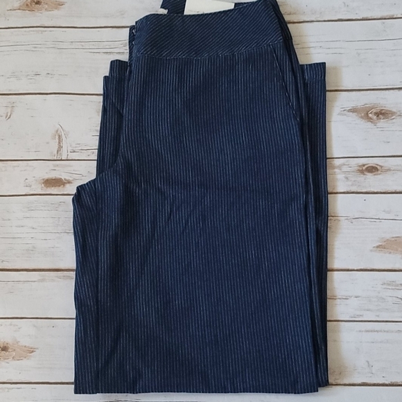 Cato wide leg wide waist pin striped jeans NWT - Picture 3 of 11